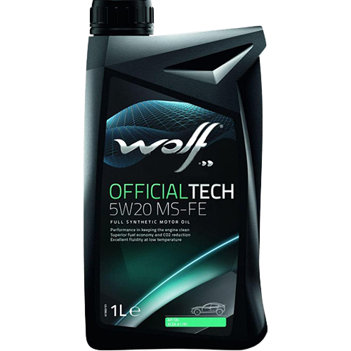 Моторное масло Wolf OfficialTech 5W-20 MS-FE, 1л 